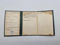 Originalt Sønderjyllands lot (Tønder) med bla kørekort og pas