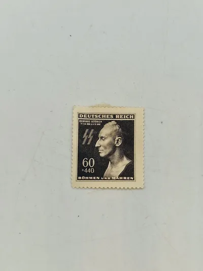 Originalt Waffen ss mindes frimærke (Reinhard Heydrich)
