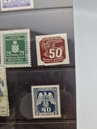 Lot originale tyske ww2 frimærker