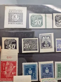 Lot originale tyske ww2 frimærker