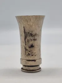Tysk snapseglas lavet af 2 cm flakhylster - ww2