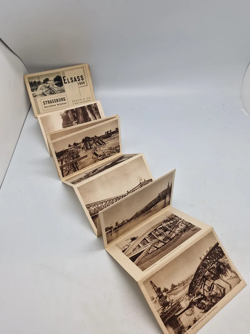 Originalt hæfte med tyske fotos ww2 (1940)