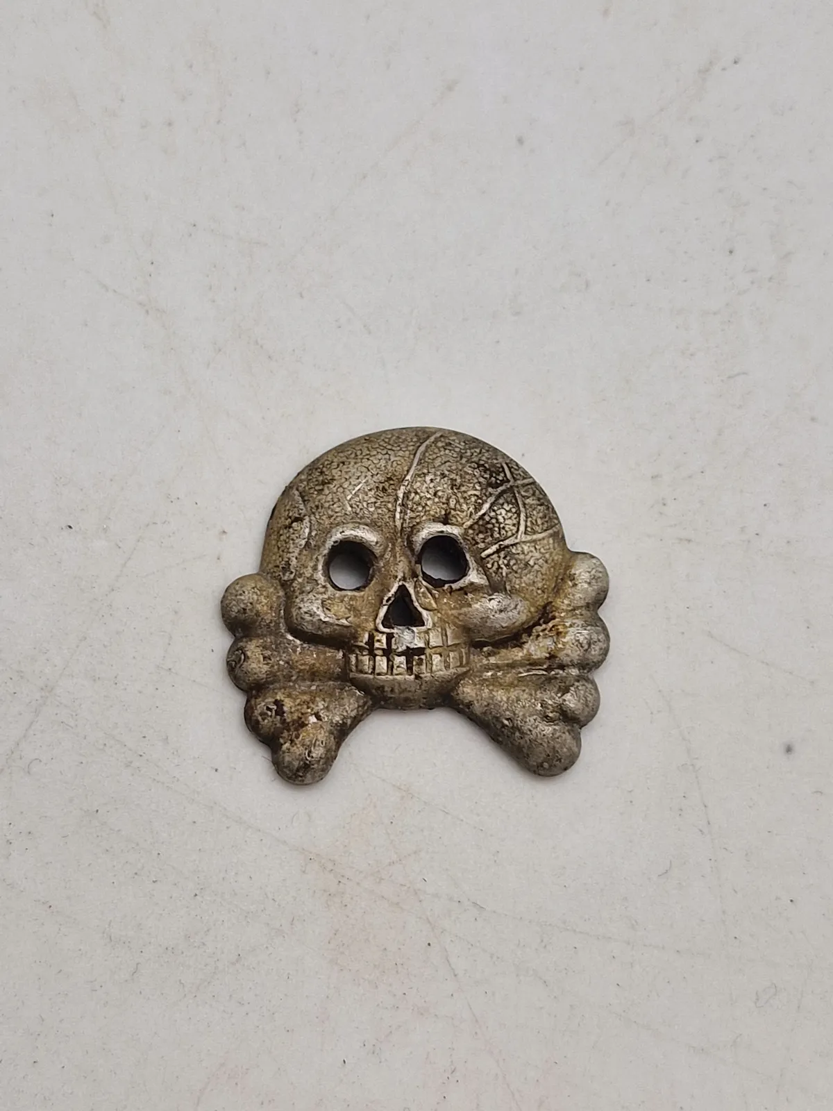 Originalt tysk ww2 panzer Totenkopf