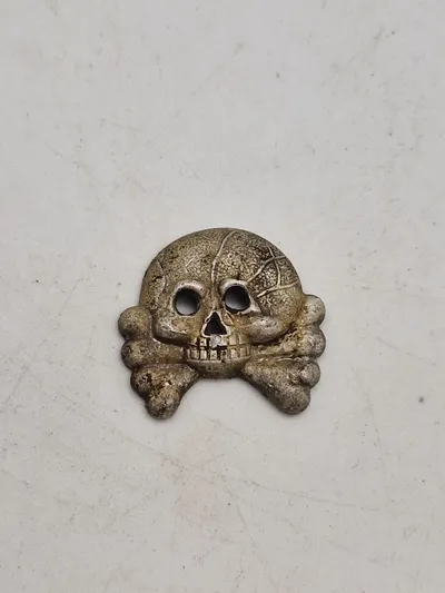 Originalt tysk ww2 panzer Totenkopf