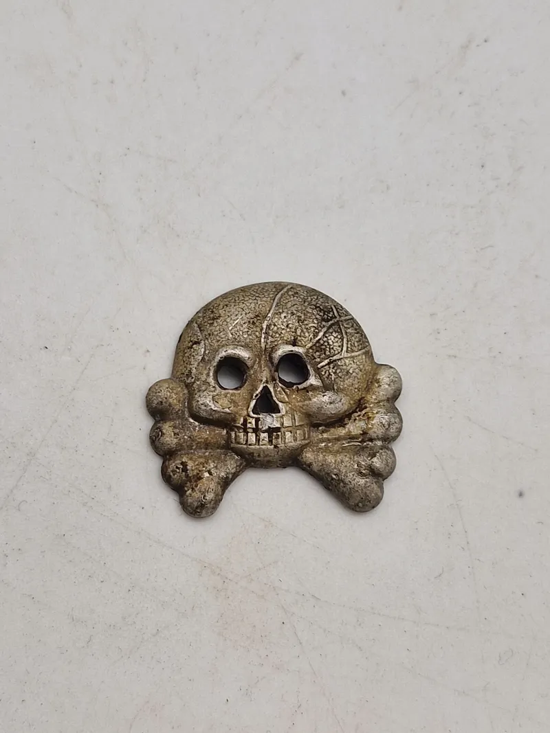 Originalt tysk ww2 panzer Totenkopf