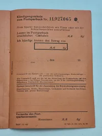 Originalt tysk hæfte - Deutsche Reich post