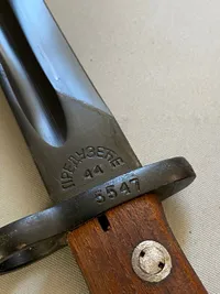 Original jugoslavisk nummerens bajonet fra 1944 - mint stand