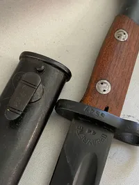Original jugoslavisk nummerens bajonet fra 1944 - mint stand