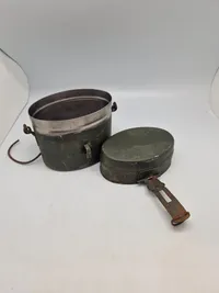 Originalt kogekar anvendt af den danske brigade i Sverige