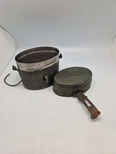 Originalt kogekar anvendt af den danske brigade i Sverige