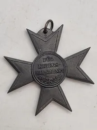 Originalt Prussian War Aid Merit Cross