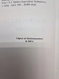Originalt lot sangbøger