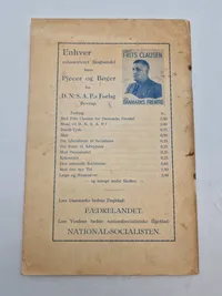 Sjældent originalt dansk nazistisk hæfte - Frits Clausen i Folketinget