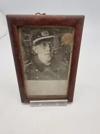 Originalt tysk ww2 lot med bl.a. foto, barber skraber mm