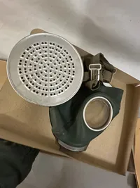 Original Tysk WW2 gasmaske i æske