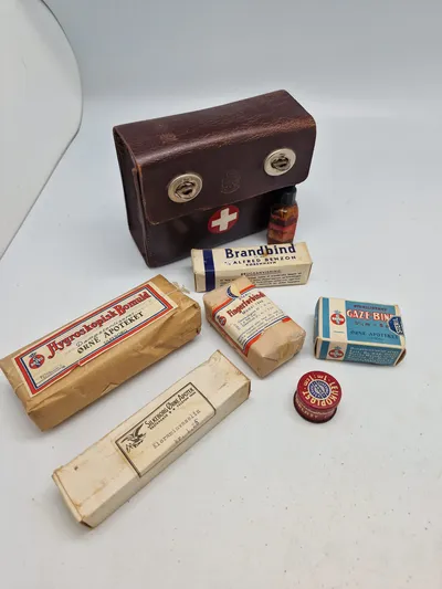 Original dansk spejder førstehjælps taske