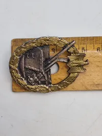 Tysk Küstenartillerie abzeichen - ældre Postwar