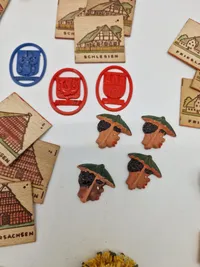 Samling originale WinterHilfswerke mærker - ww2