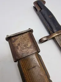 Original US WW2 Garand bajonet -  med skede