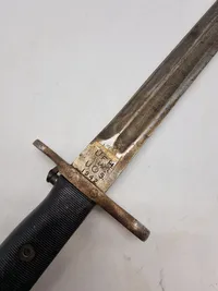 Original US WW2 Garand bajonet -  med skede