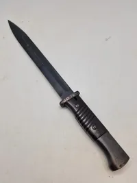 Original K98 bajonet - Marinestemplet - super stand