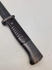 Original K98 bajonet - Marinestemplet - super stand