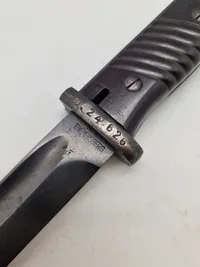 Original K98 bajonet - Marinestemplet - super stand