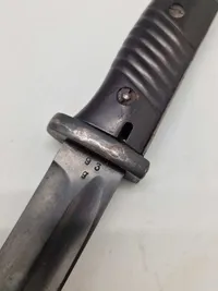 Original K98 bajonet - Marinestemplet - super stand