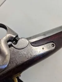 Original dansk Ringhanepistol model 1848 (Kronborg) - fungerer godt og stramt mekanisk