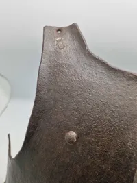 Originalt Dansk Livgarden til hest brystplade M1728 stemplet  Hoffmann Suhl, kendes kun i få eksemplarer.