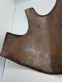Originalt Dansk Livgarden til hest brystplade M1728 stemplet  Hoffmann Suhl, kendes kun i få eksemplarer.