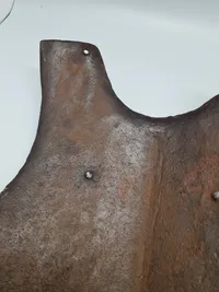 Originalt Dansk Livgarden til hest brystplade M1728 stemplet  Hoffmann Suhl, kendes kun i få eksemplarer.