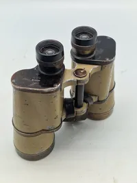 Original tysk 10X50 kikkert - ww2 (enhedsfarve) god i optik