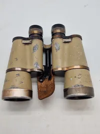 Original tysk 10X50 kikkert - ww2 (enhedsfarve) god i optik