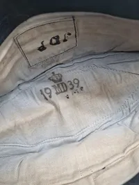 Original M23 hjelmhue fra Jyske dragonregiment 1939