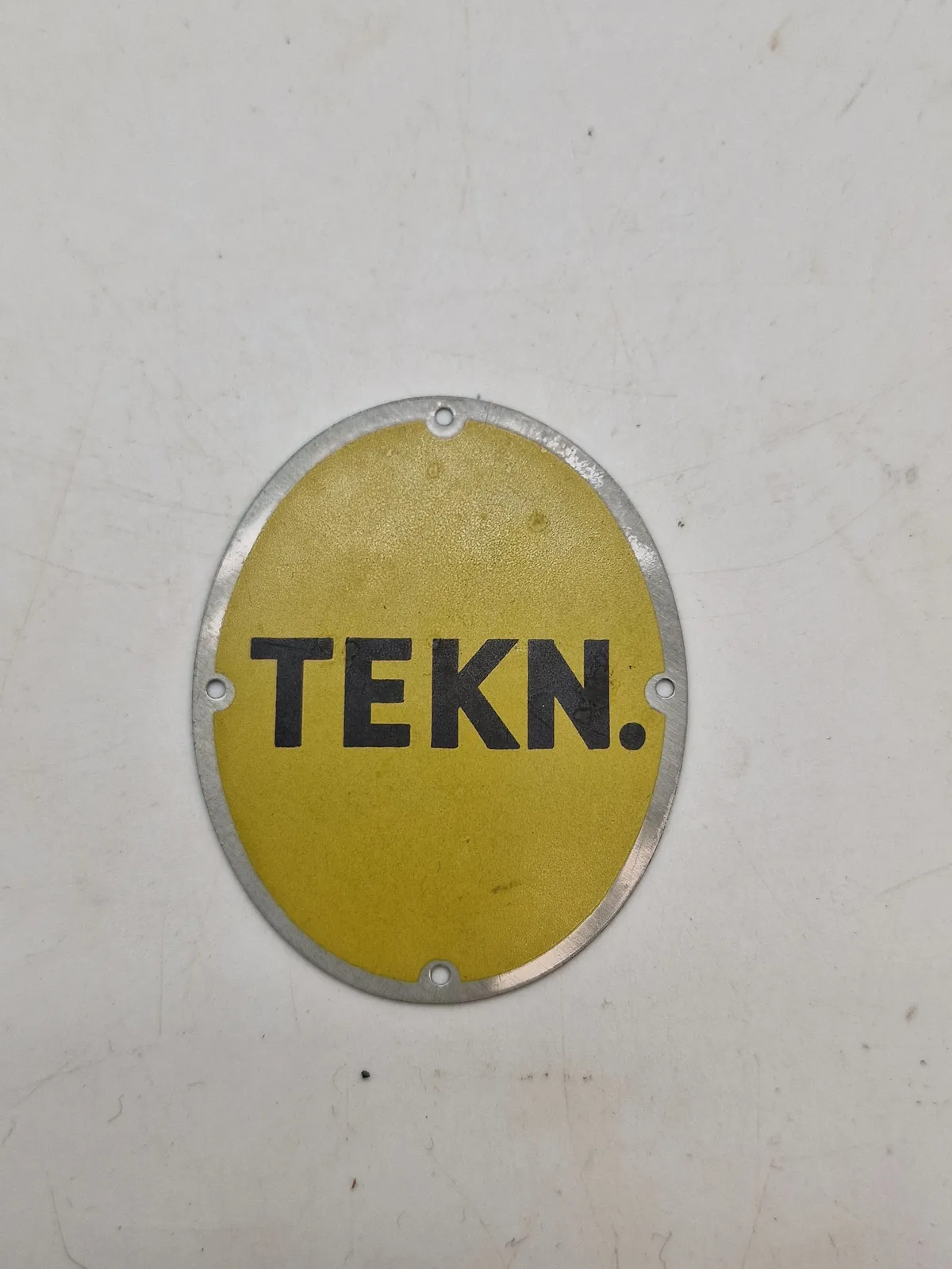 Originalt ww2 CB skilt - TEKN