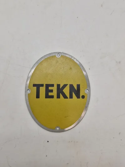 Originalt ww2 CB skilt - TEKN