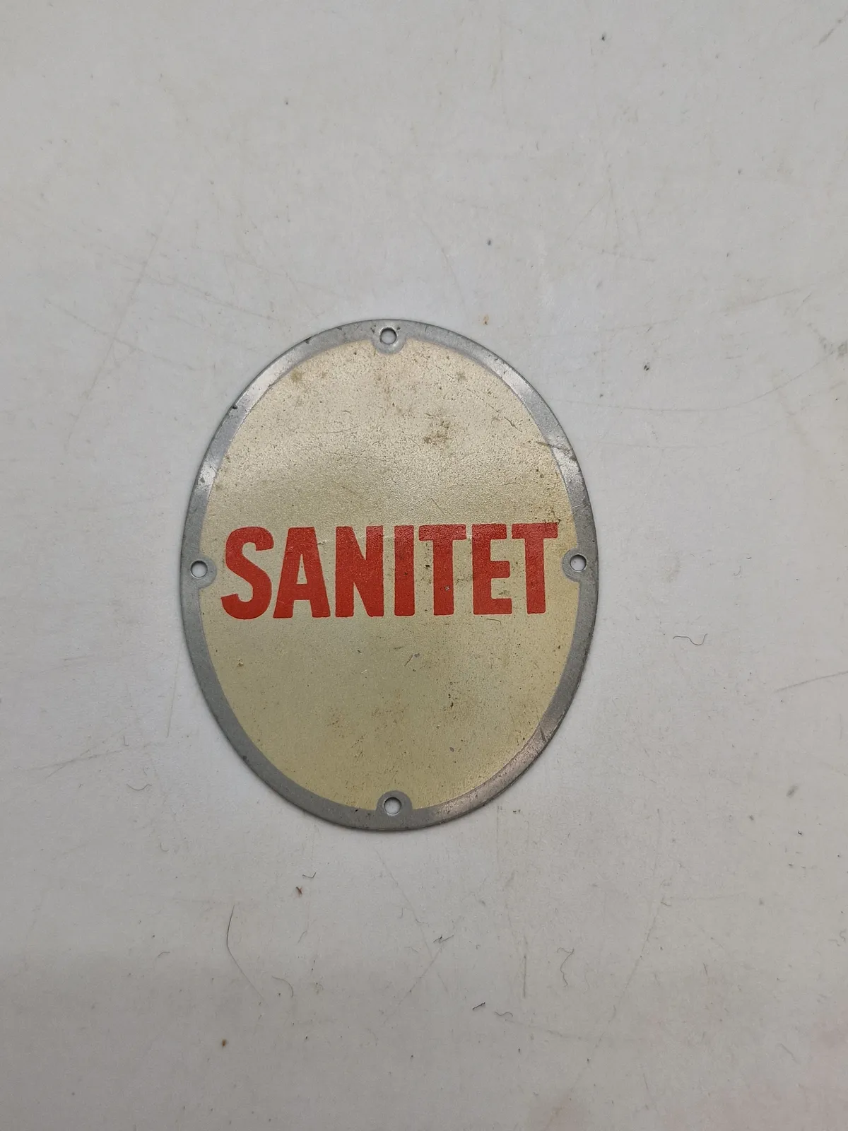 Originalt ww2 CB skilt - Sanitet