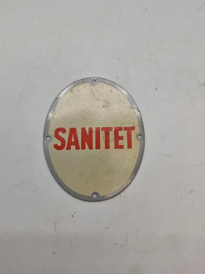 Originalt ww2 CB skilt - Sanitet