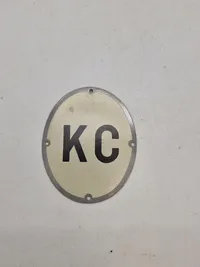 Originalt ww2 CB skilt - KC