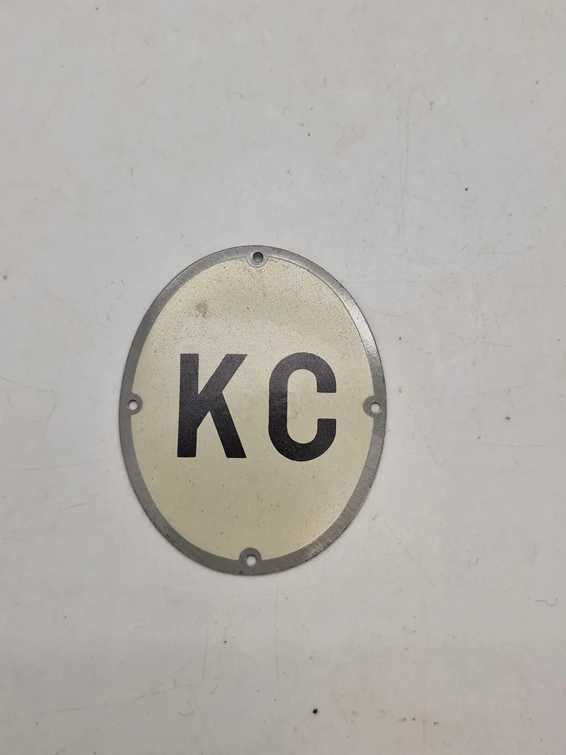 Originalt ww2 CB skilt - KC