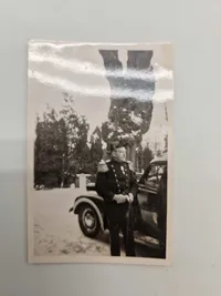 Samling fotos mm fra Dansk officers familie