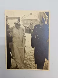 Samling fotos mm fra Dansk officers familie