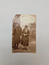 Samling fotos mm fra Dansk officers familie