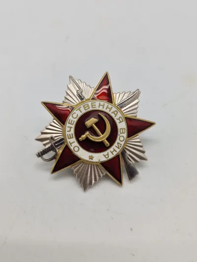 Original Russian Order of the Great Patriotic War 2 klasse 1980 udgaven