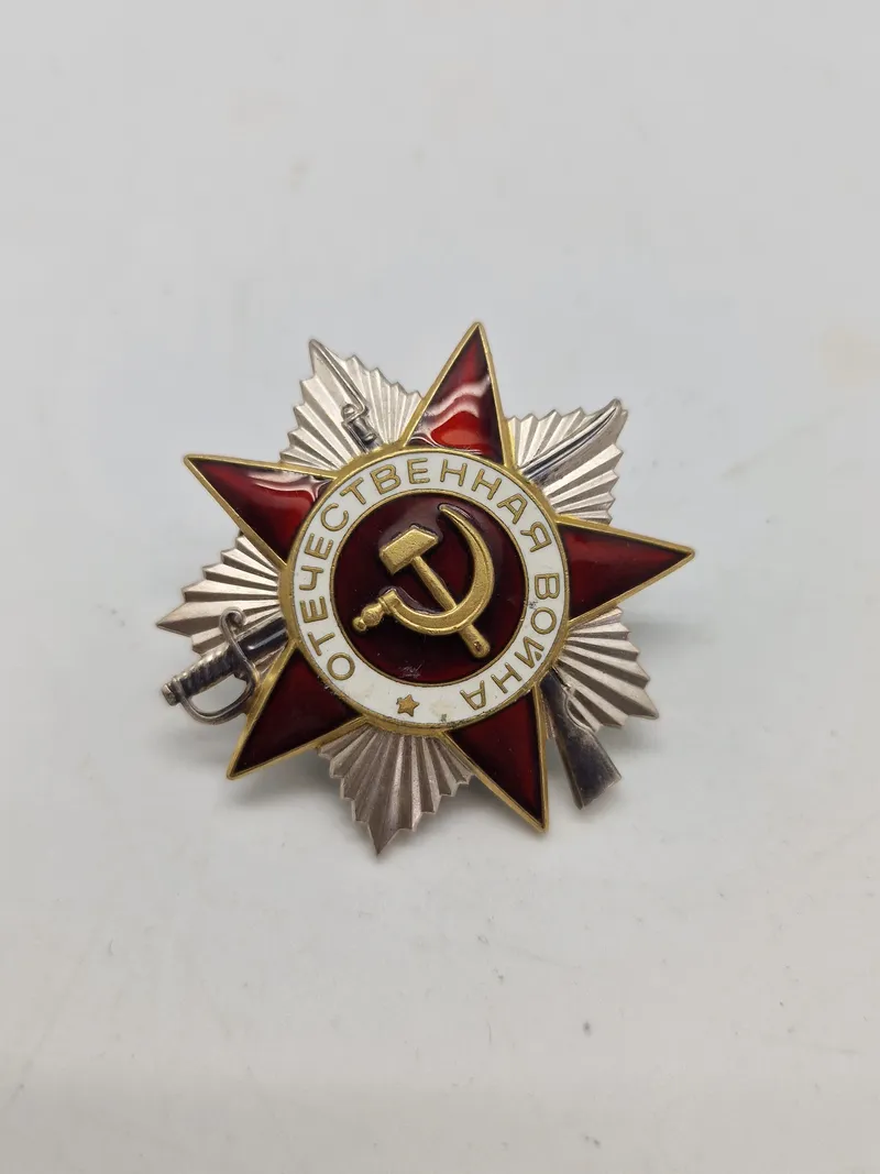 Original Russian Order of the Great Patriotic War 2 klasse 1980 udgaven