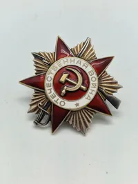 Original Russian Order of the Great Patriotic War 1 klasse 1980 udgaven