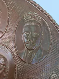 Original stor mindeplakette - Socialdemokratiet 1924