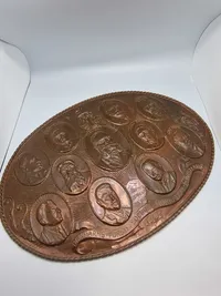 Original stor mindeplakette - Socialdemokratiet 1924