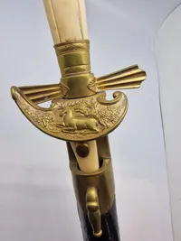 Sjælden original Hirchfænger med bengreb ca 1790, vanvittig kvalitet